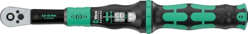 Wera 05075693001 Click-Torque Lock A 5 R/L Drehmomentschlüssel einstellbar Torque Lock Funktion Durchsteckvierkant (1/4) Rechts-/Linksanzug 2 5-25 Nm 1/4 x 2 5-25 Nm