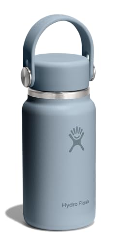 Image of Hydro Flask Micro Bottle - Insulated Mini Leak Proof Flask for Purse or Pocket in 6.7 Oz Shale Gray