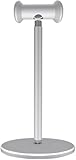EZAGMWGFB Headphone Stand, Metal Aluminum Alloy Anti-Slip Base Gaming Headphone(Silver)