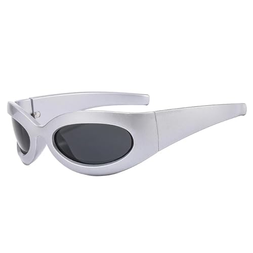 Image of New 2025 Vintage Punk Sports Women Sunglasses Fashion Mirror Goggle Men Sun Glasses Shades Uv400