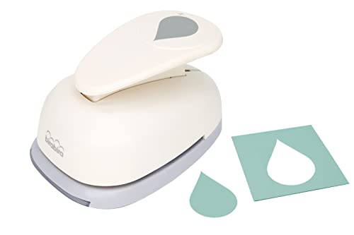 Bira Craft 3 inch Tear Drop Droplets Lever Action Craft Punch for Paper Crafting Scrapbooking