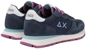SUN68 Dames Sneakers Low Polyester Z45202, glitter textiel