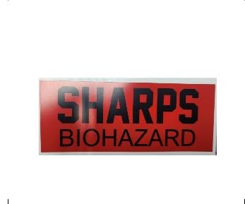 Amazon.com: Sharps Container Sticker 6