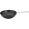 Demeyere 40851-030-0 Wok with Non-Stick Coating, Cast Aluminium, Black, 30 cm