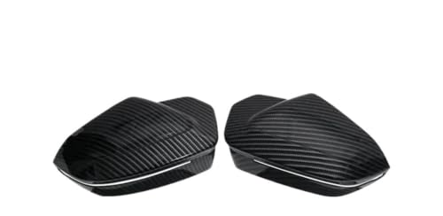 Boîtier rétroviseur extérieur BMW i5 G90 look carbone pour remplacement garniture d'aile LHD