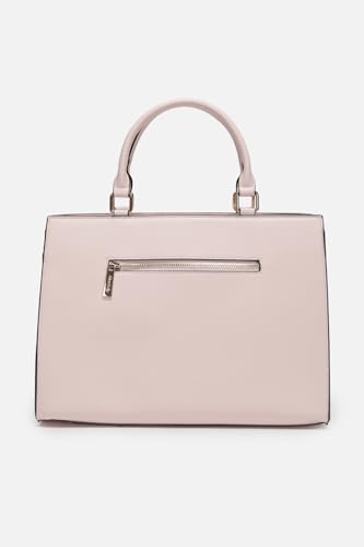 Image of Allen Solly Womens leaf-print light-pink HANDBAG