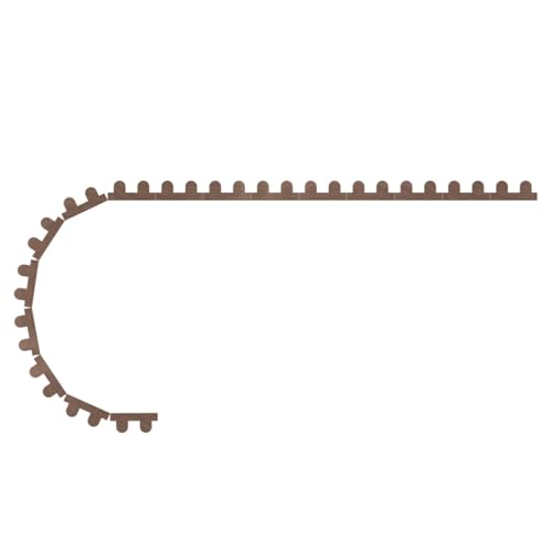 Tambour Touch 3/16\" Double Bead Tambour - 12\" W x 96\" L, Thick - White Oak, Flexible Wood Paneling for Walls, Cabinets, and Curved Surfaces