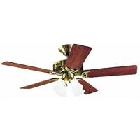 Image of Hunter Studio Series, Indoor, Ceiling Fan, Quiet, 52 inch, Antique Brass