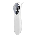 Fieberthermometer - 14cm Infrarot Stirntemperaturmesser | Berührungsloses Stirnthermometer Für Erwachsene Und Kinder, Kontaktloses Digital-Thermometer Mit Akku