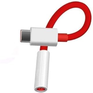 One Plus Original Type C to 3.5 mm Jack Audio Connector Noise Cancelling Headphones Jack Converter Splitter Audio Adapter ...