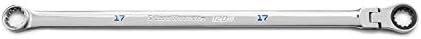 GEARWRENCH 17mm 120X Universal Spline XL GearBox Flex Head Ratcheting Wrench - 86117