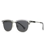 QGGNMGT Beliebte Sonnenbrille für Herren, Straßenfotografie, Modell Sonnenbrille (grau)