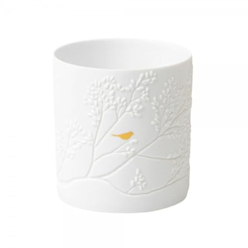 Räder Porzellangeschichten Teelichthalter Goldvogel