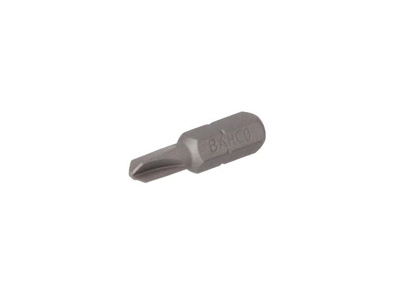 Punta estándar 1/4" y 25 mm para tornillos de seguridad TORQ-SET de 4 mm (5 piezas/caja de plástico)