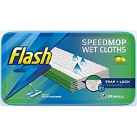 Speedmop Wet Cloths Refills Lemon 24 Pack Speed Mop Starter Kit Refill Replacement Pads