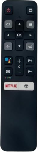 VINABTY MRC802V Universally Replace Voice Remote Control Fit for TCL Smart TV 50P8MAG 55P8S 43P8 40S65A 32S60A 55P8M 32S6500 SUB LRC802V ADRC802V DRC802V