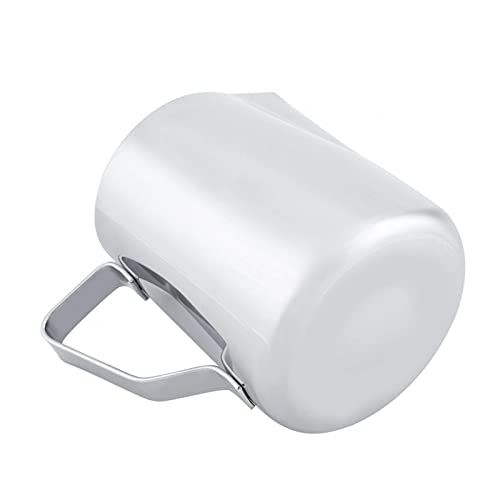 Jarro para café expresso a vapor, copo para espumar leite com espuma medidora para fazer café, cappu