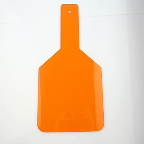 Image of SNAWOP Dental Curing Light Shield Hand Held LED /UV Light Protection Eye /Face Protector Plate Board Orange (1PCS)