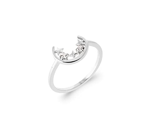 Bague Constellation d'Etoiles Argent Argenté Cadeau Femme avec Pochette