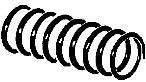 #850 O Scale Centering Springs for All O Scale Couplers
