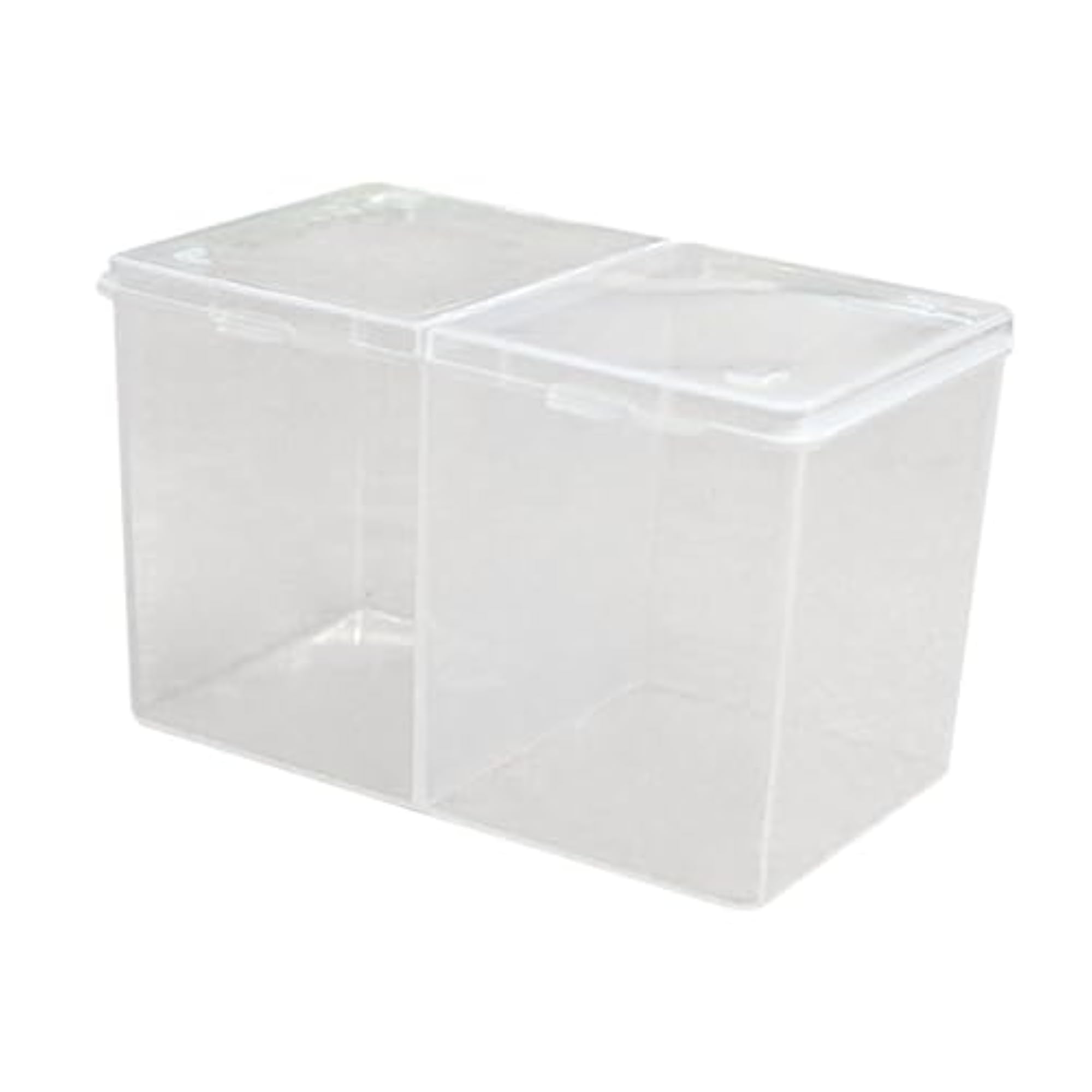 Clear Cotton Ball Holder Storage Canister for Bathroom