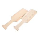 DECORNIJIA 2 Stück Studentenclub Paddel Holzpaddel Für Studentenclubs Holzpaddel Für Die Universität Unbemaltes Paddel Für Spirit Unlackiertes Griechisches DIY