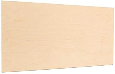3 mm 1/8" x 12" x 24" Premium Baltic Birch Plywood Perfect for Laser, CNC Cutting and Wood Burning (20 Pack)
