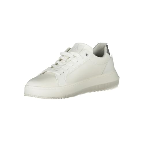 Calvin Klein Baskets brillantes pour femme, Blanc., 41 EU