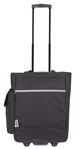 Einkaufstrolley Wheel Trolley Shopping Damentasche Einkaufsroller Korb Shopper + Thermo Tasche (12895 Black Uni) – Bild 8