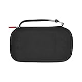 Gettimore Hartschalenkoffer für Anbernic RG477M, EVA-Material, 19,7 x 11,5 x 3,9 cm, schwarz, kompaktes reisefre&liches Design mit Innenaufbewahrung für Kabel & Zubehör