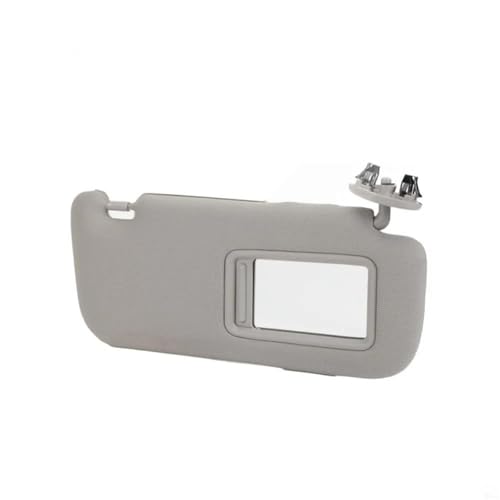 NCTPICLC Guarda-sol interior carro com espelho para Toyota Auris e Corolla 2007-2013, lado esquerdo e direito, extensor viseira (bege direito)