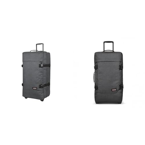 Valise Eastpak Tranverz M gris roulettes bagage soute taille moyenne
