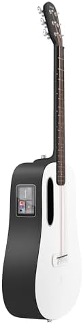 LAVA ME PLAY Smart Guitars,HILAVA 2.0 System Acoustic Electric Guitar,Right Handed 6 Steels String Acustica Guitarra For Adults & Teens & Beginner (36', LITE BAG,Nightfall & Frost White)