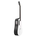 LAVA ME Play Electro-Acoustic Guitar with HILAVA 2.0 System, Smart Guitar with Touchscreen, Lite Guitar Bag, Data Cable, Truss Rod Wrench, Beginner Friendly (36" Nightfall & Frost White)