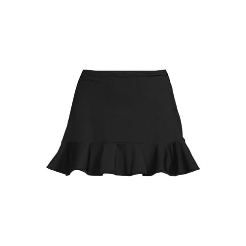 Lands' End Women's Ruffle Hem Mini Swim Skirt3