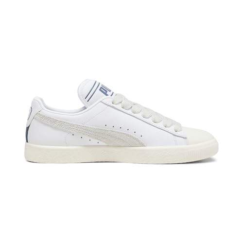 PUMA Lifestyle Clyde Q3 Rhuigi Baskets pour homme, blanc gris blanc, 42.5 EU