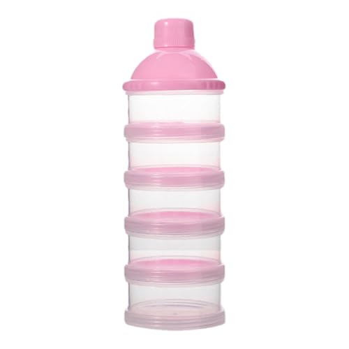 Doseur De Lait, Distributeur De Lait en Poudre Portable Avec 5 Compartiments Boîtes Empilables Convient Pour Les Collations, Lait En Poudre,Collations