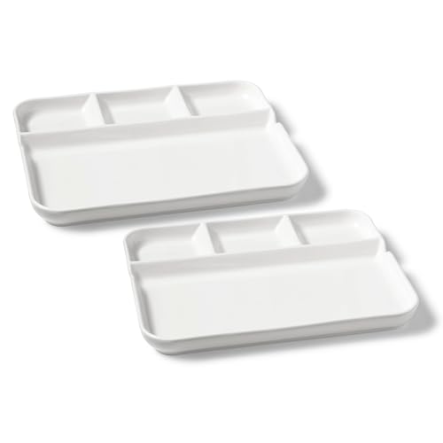 Starfrit Fondue and Appetizer Plates, Set of 2 Large Porcelain Plates, Stackable Dinnerware for Fondue, Sushi & Raclette, Dishwasher Safe, White, 2025 Model by Starfrit - Image 7