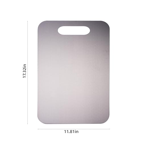 Tabla de cortar rectangular de titanio 43.99x29.97 cm miniatura 2