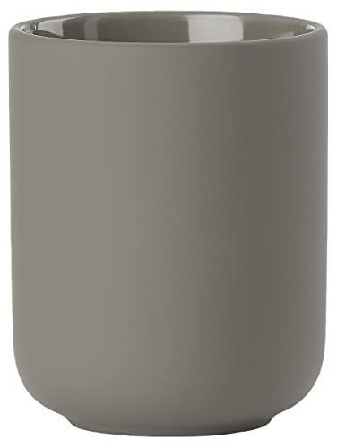 Zone Denmark, Ume Toothbrush Tumbler, Bathroom Cup, Toothbrush Holder, Stoneware, D8,3 cm H10,3 cm
