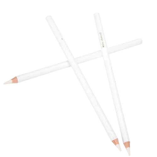VGEBY Lápiz de Bocetos de Carbón Blanco para Diseño y Pintura Profesional, 3 Piezas de Accesorios de Arte de Madera para la Producción de Patrones de Ropa