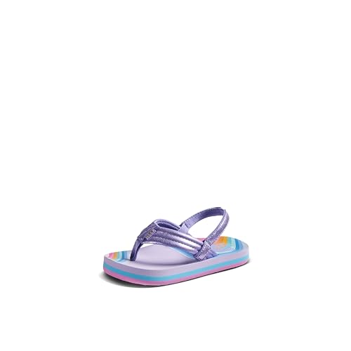 Image of REEF Girls Toddler /Little Kid Ahi Beach Flip Flop, Soft Cushion Footbed, Water Friendly