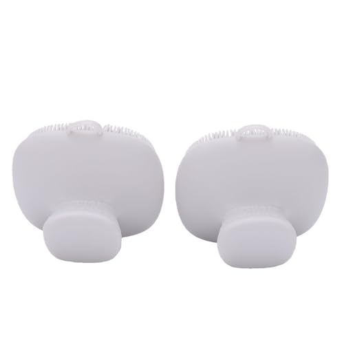 Xixian Cepillo de Limpieza Facial de Silicona, Exfoliación Suave, Resistente Al Agua, Portátil, para Rutina Cuidado la Piel (Blanco)
