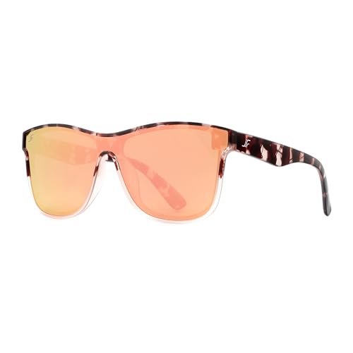 Polarized Sunglasses for Women and Men, Trendy Oversized Square One Piece Lens Sun Glasses UV Blocking RFS8208