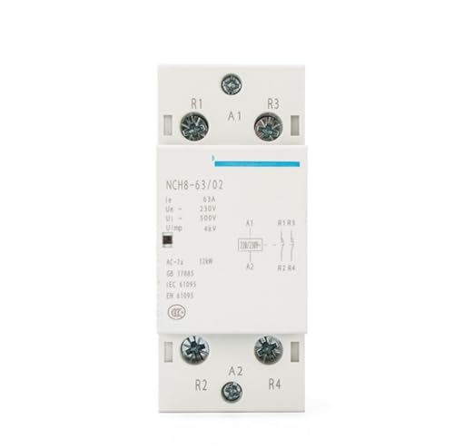 Contacteur domestique NCH8-63/20 pour stopper les surcharges du tableau 230V