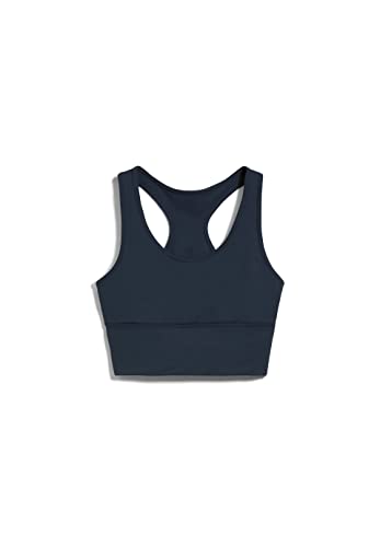 ARMEDANGELS SAANTOSHA - Damen Activewear Bralette aus Polyamid Mix (Recycled) L Indigo Shirts Bustier Fitted Cover