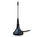 UniteCom Magnetisch montierte Mini Whip LoRa 868 MHz Antenne. LoRaWAN-Antenne für IoT-Gateways/Router. Unterstützt HNT-Mining mit Helium-Hotspots. SMA/RP-SMA-Anschlüsse (SMA-Stecker)