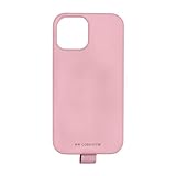 case&me cover effetto pelle per iphone 14/13, interni in microfibra, asola per laccetto e portachiavi, rosa