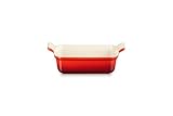 Le Creuset Rechteckige Auflaufform Tradition aus Steinzeug, 19 cm, 1.1 Liter...