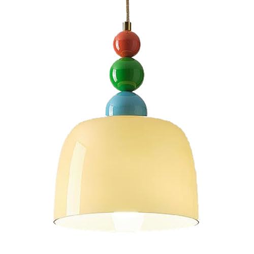 Suspension E27 en verre lustre minimaliste pour salle à manger